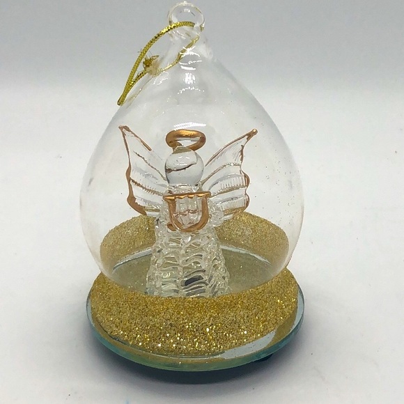 Glitter Angel Ornament (with box) - Picture 1 of 5